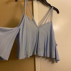 Crop top off the shoulder